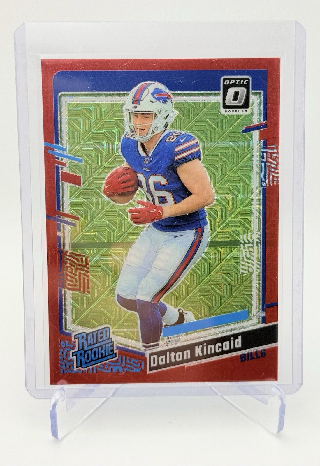 2023 Panini Donruss Optic - Dalton Kincaid Rated Rookie Red Mojo #211