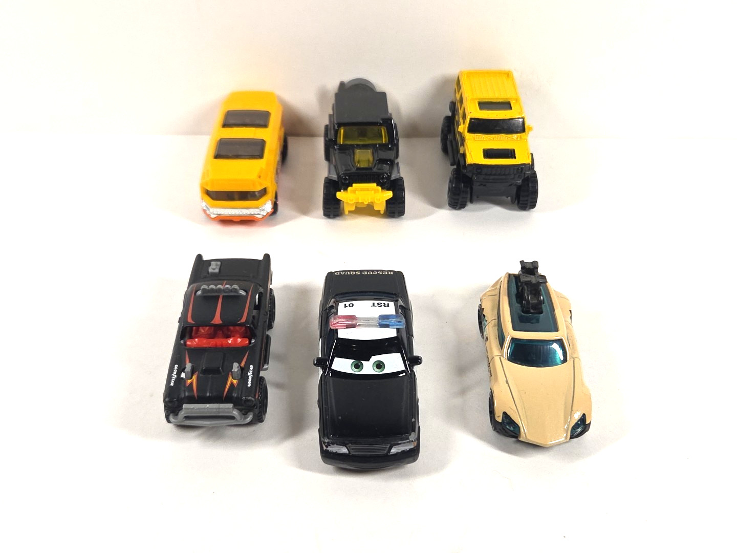 Mattel Hot Wheels Lot Of 6: Hummer H2, '17 Jeep Wrangler, & More! Ages 5+
