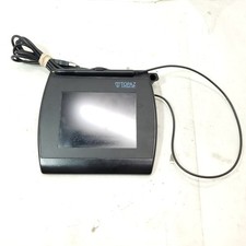 Topaz SignatureGem LCD 4x5 T-LBK766-BHSB-R USB/Serial Signature Pad Pre-owned