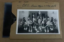VTG 1950s CLEARWATER HIGH SCHOOL CHS Majorette Press Photo & Negative OOAK COA