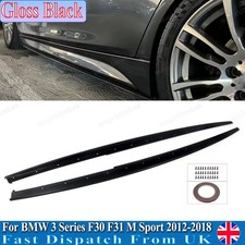 Gloss Black M Performance Side Skirts For BMW 3 Series F30 F31 M Sport 2012-2018