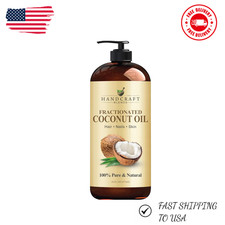 Fractionated Coconut Oil  16 Fl Oz  100% Pure and Natural  Premium Grade Carr...