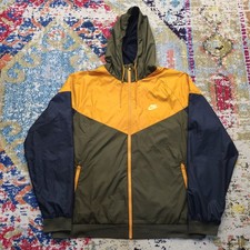 Nike Sportswear Windrunner Hooded Jacket Mens XL Colorblock Full Zip 727324-347
