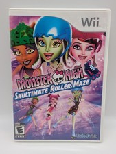 Monster High: Skultimate Roller Maze (Nintendo Wii) MINT W/MANUAL! MAIL TOMORROW