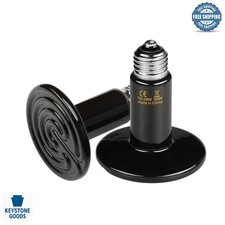 2-Pack 100W Infrared Ceramic Reptile  Poultry Heat Lamps