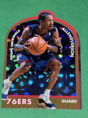 2000-01 NBA Hoops Hot Prospects - Hoops Originals Allen Iverson #10 H