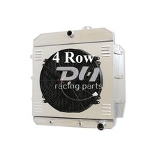 4 Row Aluminum Radiator Shroud Fan For 1955-1959 58 Chevy Apache Truck Pickup At 4 Row Aluminum Radiator Shroud Fan For 1955-1959 58 Chevy Apache Truck Pickup At