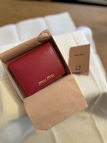 Miu Miu Portemonnaie Geldbörse Geldbeutel Madras 5MV204 Peonia Pink Fuchsia - Bild 1 von 11