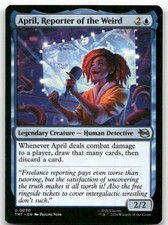 April, Reporter of the Weird #30 (NM) Teenage Mutant Ninja Turtles TMT Magic MTG