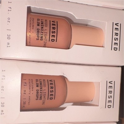 6 Versed Mood Lighting Luminizing Glow Drops Highlighter Sheer Golden 1 fl oz