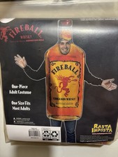 Halloween Costume Fireball Whiskey Bottle One piece Size S-XL