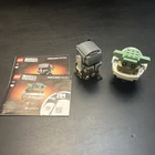 Lego Star Wars Brick Headz The Mandolorian & Child 75317 Complete W/ Instruction