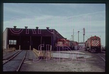Original Slide - Canadian National Railways Windsor Engine House in 1977