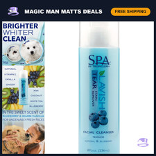Oatmeal & Blueberry Tear Stain Remover Shampoo for Dogs & Cats - 8 Oz, USA Made