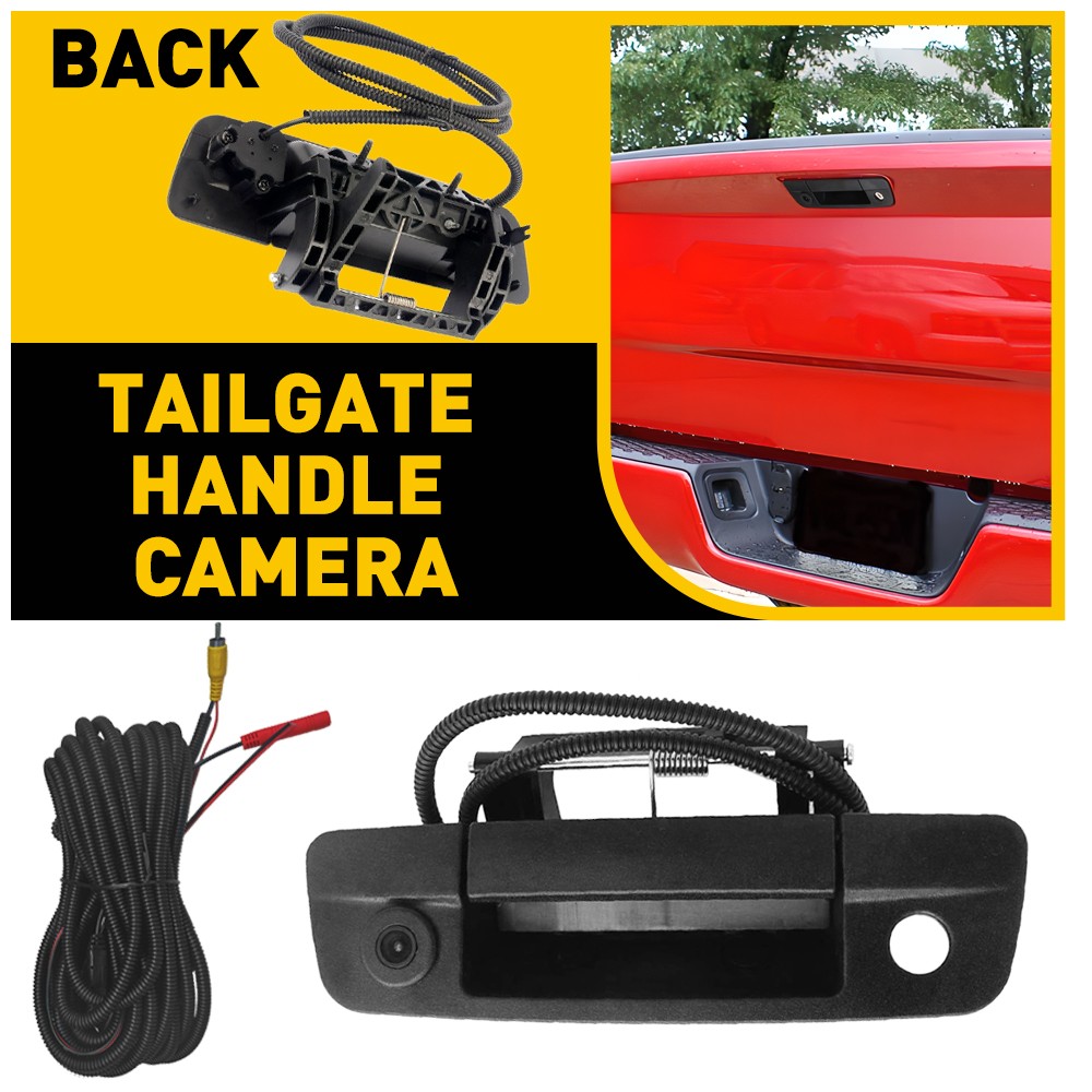 Rear View Backup Tailgate Handle Camera For Dodge Ram 09 10 11 12 13 14 15 16 17