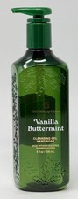 NEW BATH  BODY WORKS VANILLA BUTTERMINT CLEANSING GEL HAND SOAP WASH 8OZ PUMP