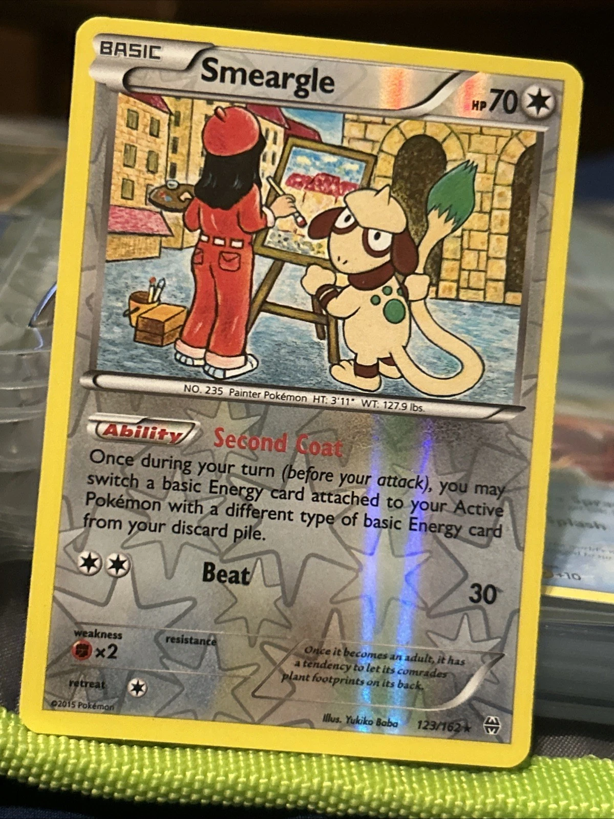 Smeargle 123/162 Breakthrough Reverse Holo