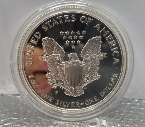 One Troy Ounce Fine Silver Eagle Liberty Coin .999