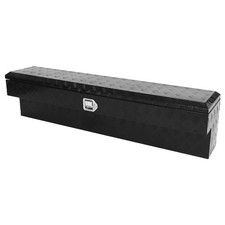 60x13x14 Black Aluminum Side Mount Tool Box Pickup Truck Bed Tool Box W Lock 60x13x14 Black Aluminum Side Mount Tool Box Pickup Truck Bed Tool Box W Lock