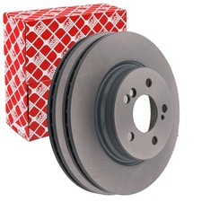 2X FEBI BREMSSCHEIBEN Ø300mm HINTEN PASSEND FÜR MERCEDES-BENZ 124 E-KLASSE SL