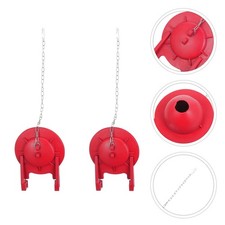 2 Pcs Toilet Drain Valves Flush Replacement Rubber Flapper Seal Tank Cover