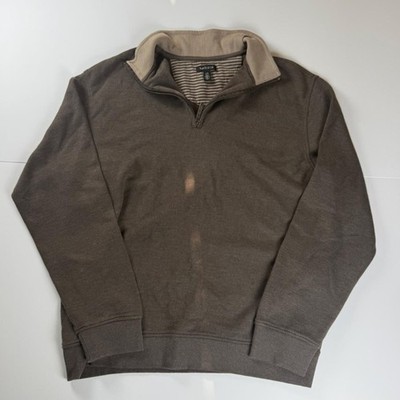 Van-heusen Men's Brown and Khaki Sweatshirt