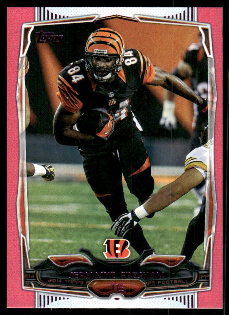 2014 Topps - Jermaine Gresham #169 BCA Pink 323/499