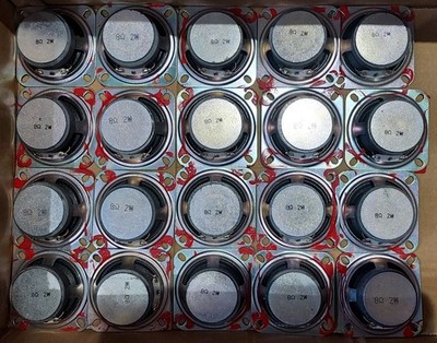Kleine Lautsprecher 5,6cm Durchmesser (6cm Quadratmeter) 8 Ohm 2 W neuwertig gebraucht getestet 20er Set