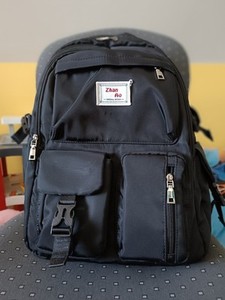 Rucksack 'Leg Dich Nie Mit Einem DACHDECKER An' – Aus Baumwolle, 37x46 Cm, 12 Liter, In Vielen Farben