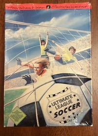 Nintendo NES Ultimate League Soccer game and BOX- tested - Authentic