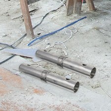  2 Pcs Roof Brackets for Roofing Scaffolding Clamp Connecting Pin Rod Coupling