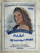 2016 Goodwin Melissa Baker Autograph Inscribed “08 Swimsuit Model” 31/50 USA