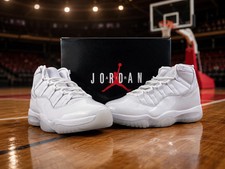 Comme des Gar ons x Jordan 11 All White 2026 Men's Size US 7-12