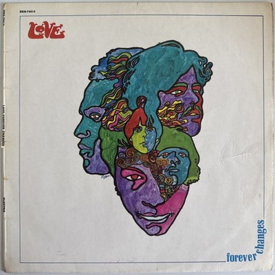 LOVE FOREVER CHANGES VINYL LP ELEKTRA BIG E ORANGE LABELS UK 1967 PRO CLEANED