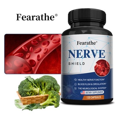 Nerve Support Supplement Circulation Blood Flow 120 Capsules 1-5 Bottles