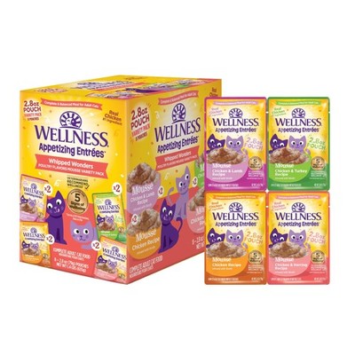 Appetizing Entrées Mousse, Adult Wet Cat Food, Natural, Protein-Rich, Grain-F...