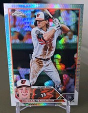 2023 Topps Chrome - Gunnar Henderson #2 Prism Refractor (RC) Baltimore Rookie 