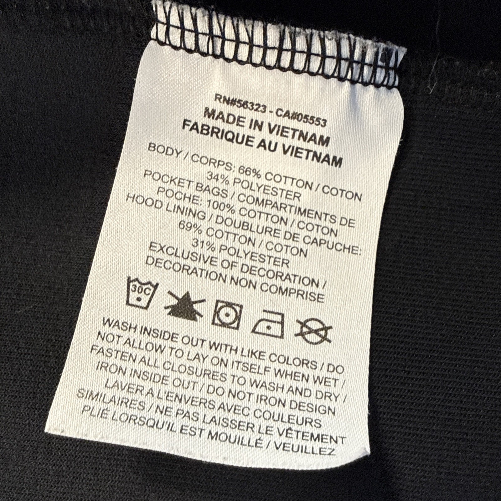 Nike Tech Fleece Full Zip Hoodie Jacket Men’s 2XL Black, Tear At Pocket thumbnail 8