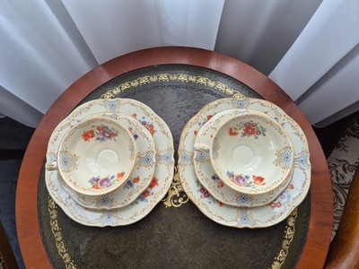 Schumann Bavaria Tee/Kaffee  Gedeck Tasse, Untertasse, Teller  Set 2 St