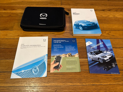 2009 Mazda 3 Owners Manual With Case OEM Free Shipping | eBay