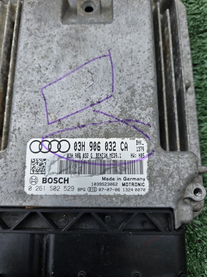 08-10 PPORSCHE CAYENNE 3.6L ДВИГАТЕЛЬ КОМПЬЮТЕРНЫЙ МОДУЛЬ ECU ECM PCM AUDI Q7 03H906032 - Изображение 2 из 4