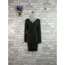 CLEARANCE!! NWT Fashion Nova Hong Kong Ruched Dress Olive Green