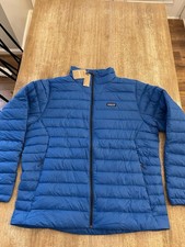 Patagonia Down Sweater Puffer Jacket Men s size 2XL Endless Blue 279 XXL
