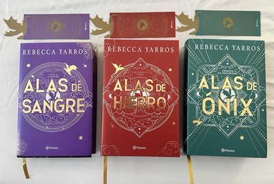 Rebecca Yarros Empyrean Trilogy Spanish Collector Ed NEW