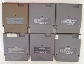 Lote Juegos Nintendo NES - Prince of Persia, Dragons Lair, Overlord - Funciona