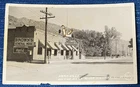 Vtg RPPC Postcard Kernville CA Kern River General Store Gas Pump Coca Cola Sign