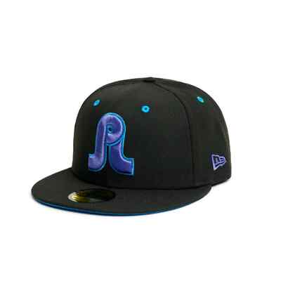 Pretty Lights x Jiberish New Era 5950 Fitted - BLACK RAINSTORM Size 8 IN HAND
