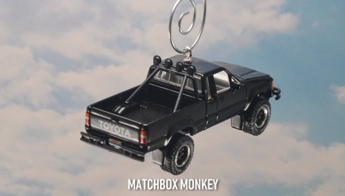 Back to the Future '85 Toyota SR5 4x4 Pickup Truck Custom Christmas Ornament - Picture 11 of 15