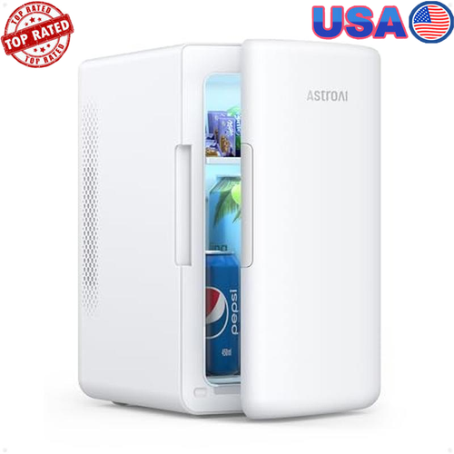 Mini Fridge 6 Liter/8 Cans Makeup Skincare Fridge Portable