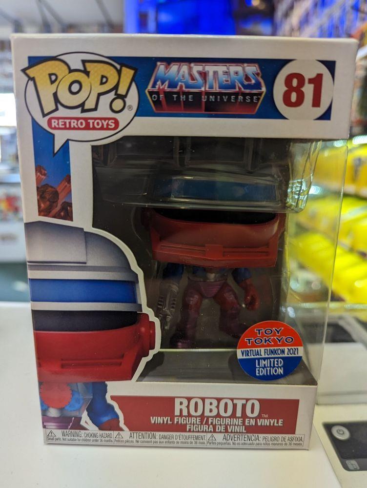 Retro Toys - Roboto #81 Damaged Box Masters Of The Universe Funko Pop Toy Tokyo